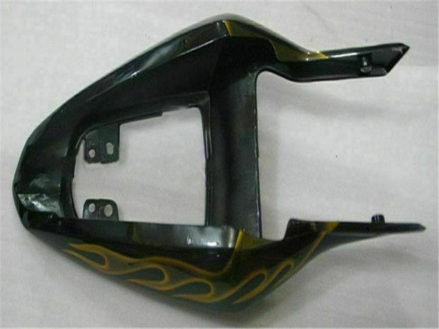 Carenados Moto Suzuki GSXR 1000 2003-2004 - Negro Brillante Oro Llama Baratos