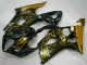 Carenados Moto Suzuki GSXR 1000 2003-2004 - Negro Brillante Oro Llama Baratos