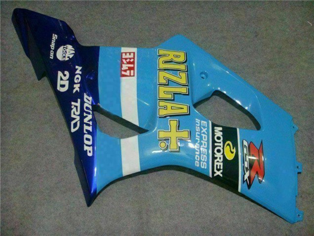 Carenados Moto Suzuki GSXR 1000 2003-2004 - Azul Blanco Amarillo Rizla Baratos