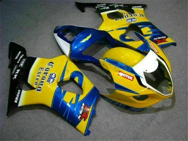 Carenados Moto Suzuki GSXR 1000 2003-2004 - Amarillo Azul Blanco Rojo Corona Motul Baratos