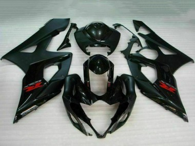 Carenado Moto Suzuki GSXR 1000 2005-2006 - Negro Brillante Negro Mate Rojo Baratos