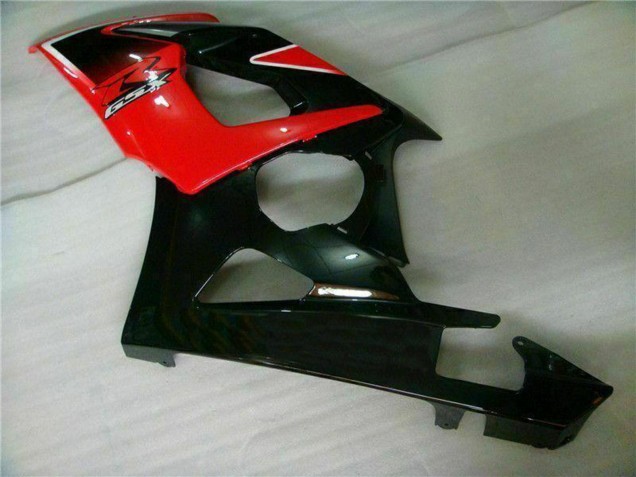 Carenados Moto Suzuki GSXR 1000 2005-2006 - Rojo Negro Brillante Negro Mate Baratos