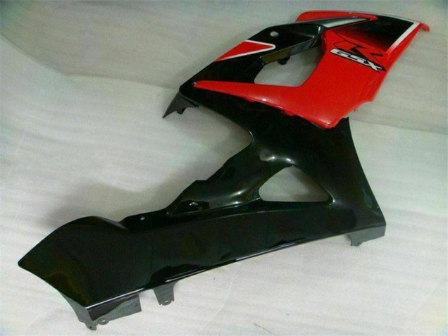 Carenados Moto Suzuki GSXR 1000 2005-2006 - Rojo Negro Brillante Negro Mate Baratos