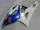 Kits Carenado Moto Suzuki GSXR 1000 2005-2006 - Blanco Azul Negro Brillante Baratos