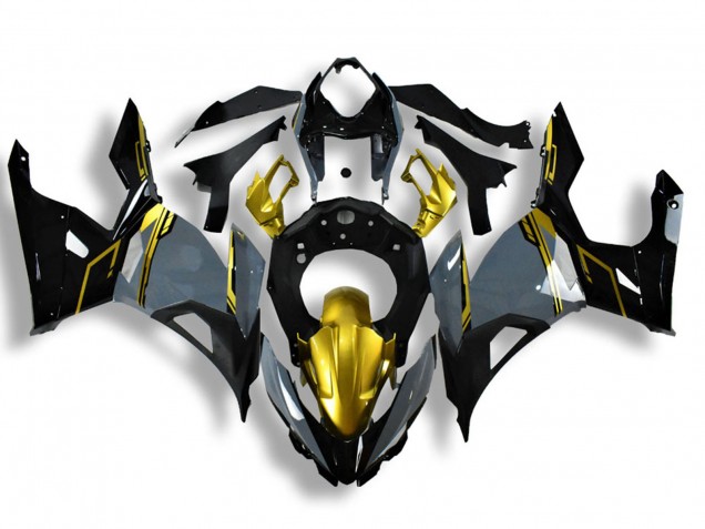 Carenados Moto Kawasaki Ninja 400 2018-2024 - Nardo Gris Oro Negro Baratos