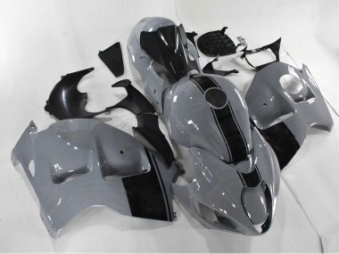 Carenados Moto Suzuki GSXR 1300 Hayabusa 1996-2007 - Nardo Gris Negro No Calcomanía Baratos