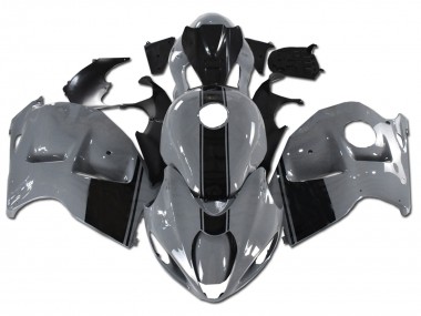 Carenados Moto Suzuki GSXR 1300 Hayabusa 1996-2007 - Nardo Gris Negro No Calcomanía Baratos