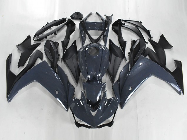 Carenados Moto Yamaha YZF R3/R25 2015-2018 - Gris Oscuro Negro Mate Baratos
