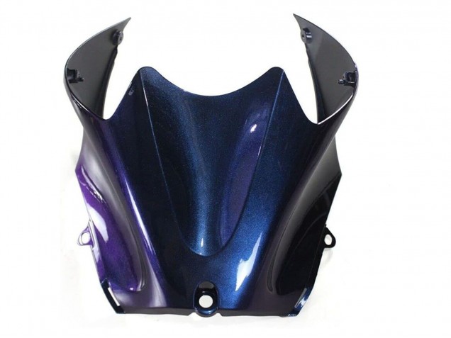 Carenados Moto Kawasaki ZX14R ZZR1400 2006-2011 - Camaleón Azul Púrpura Baratos