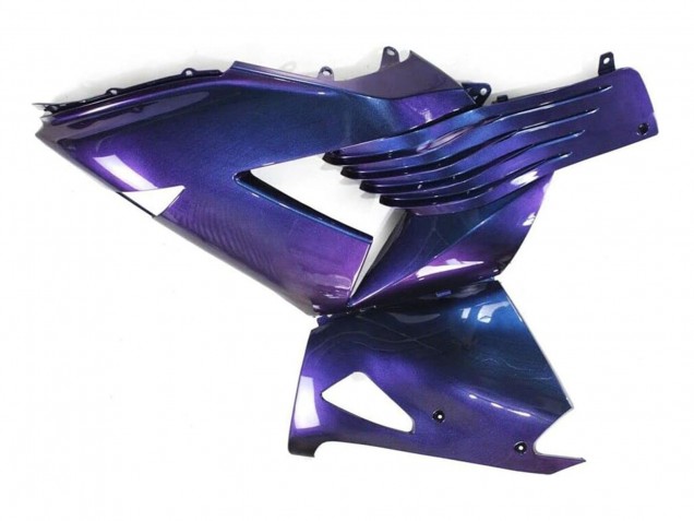 Carenados Moto Kawasaki ZX14R ZZR1400 2006-2011 - Camaleón Azul Púrpura Baratos