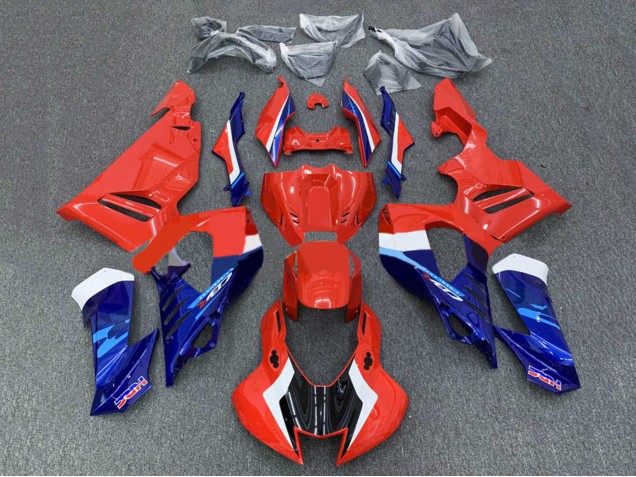 Kit Carenados Moto Honda CBR1000RR-R 2020-2023 - Blanco Rojo Azul HRC Baratos