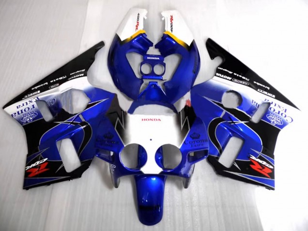 Carenados Moto Honda CBR400RR NC23 1987-1989 - Blanco Amarillo Azul Negro Brillante Corona Motul Baratos