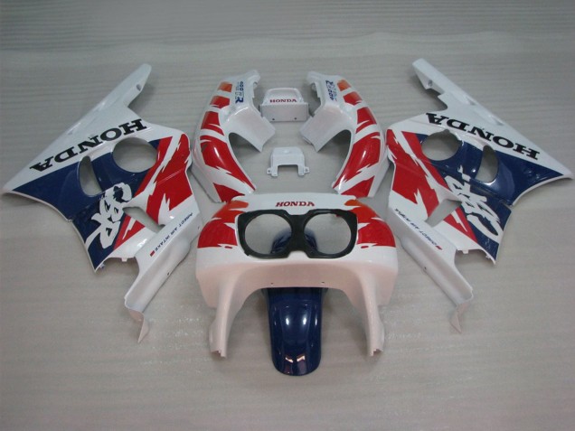 Carenados Moto Honda CBR400RR NC23 1987-1989 - Blanco Rojo Azul Baratos