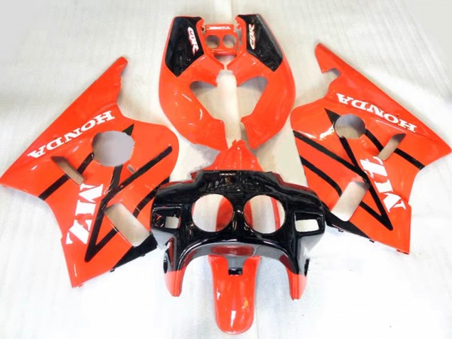 Carenados Moto Honda CBR400RR NC23 1987-1989 - Naranja Negro Brillante Baratos