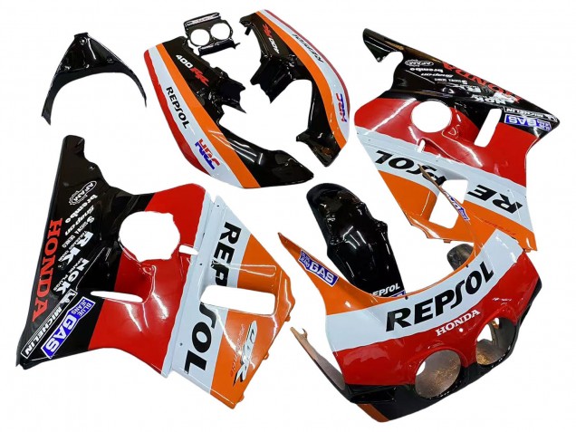 Carenados Moto Honda CBR400RR NC23 1987-1989 - Naranja Blanco Rojo Negro Brillante Repsol HRC Baratos