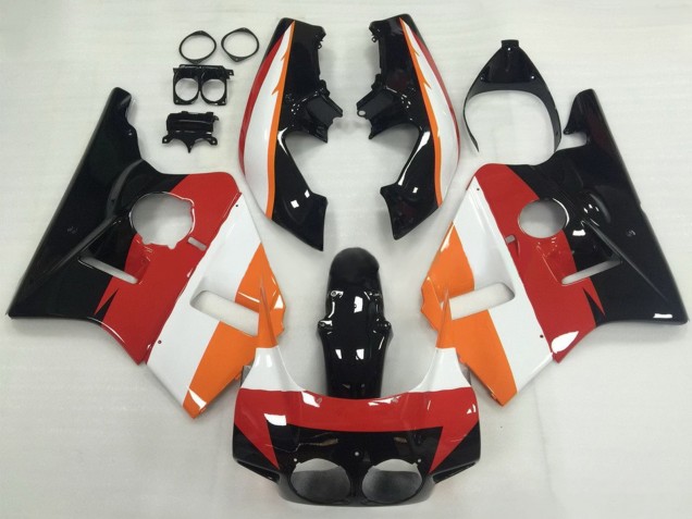 Carenados Moto Honda CBR400RR NC23 1987-1989 - Naranja Blanco Rojo Negro Brillante Baratos