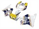 Carenados Moto Honda CBR400RR NC23 1987-1989 - Blanco Amarillo Azul Rothmans Baratos