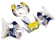 Carenados Moto Honda CBR400RR NC23 1987-1989 - Blanco Amarillo Azul Rothmans Baratos