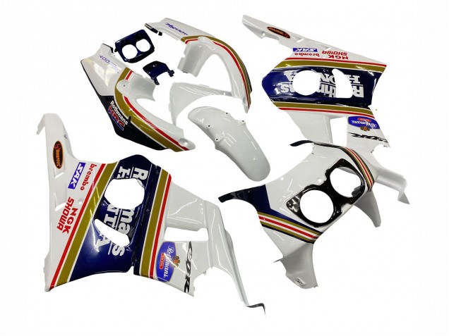 Carenados Moto Honda CBR400RR NC29 1990-1999 - Blanco Oro Rojo Azul Oscuro Rothmans Baratos