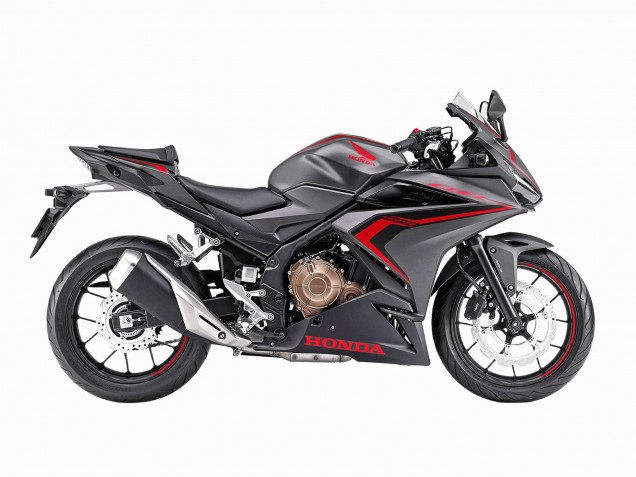 Carenados Moto Honda CBR400R 2022 - Negro Mate Rojo Baratos