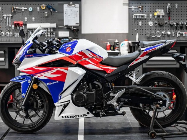 Carenado Moto Honda CBR400R 2022 - Blanco Rojo Azul Baratos