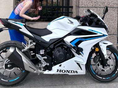 Carenados Moto Honda CBR400R 2022 - Blanco Azul Baratos