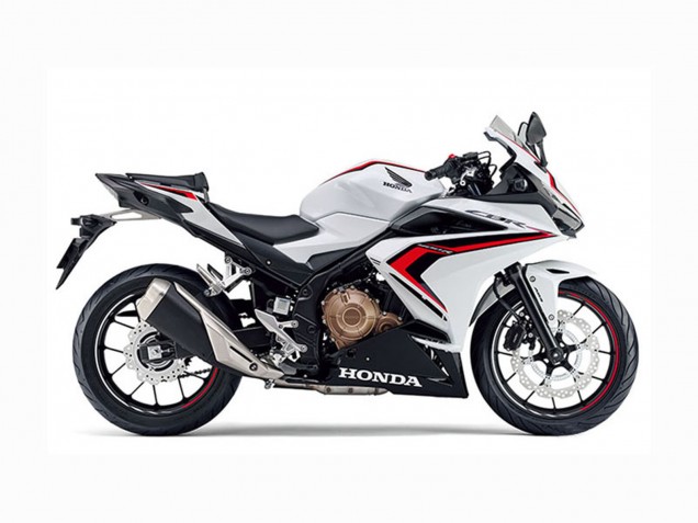 Carenados Moto Honda CBR400R 2022 - Blanco Rojo Negro Brillante Baratos
