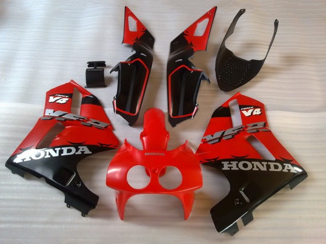 Carenados Moto Honda VFR400R NC30 1988-1992 - Rojo Negro Baratos