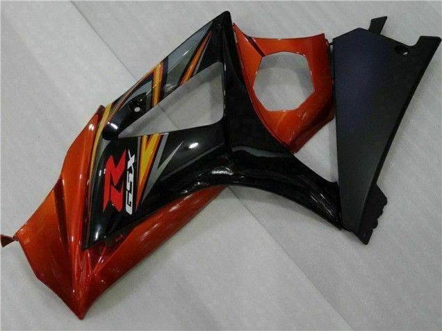 Carenados Moto Suzuki GSXR 1000 2007-2008 - Negro Naranja Baratos