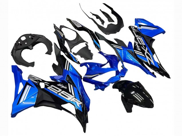Carenados Moto Kawasaki ZX25R ZX-25R 2019-2025 - Azul Blanco Negro Mate Baratos