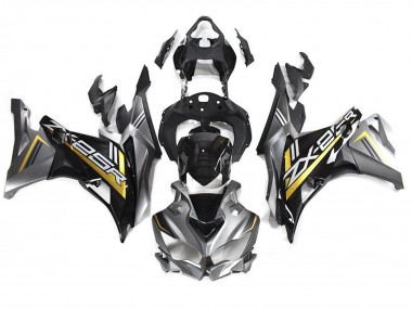 Carenados Moto Kawasaki ZX25R ZX-25R 2019-2025 - Gris Oro Negro Brillante Baratos