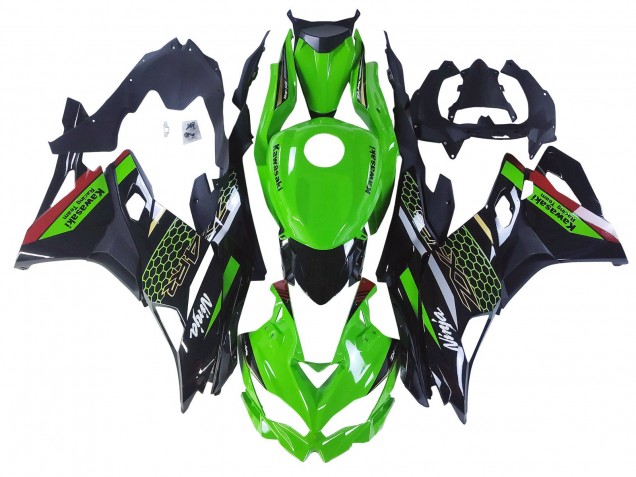 Carenados Moto Kawasaki ZX25R ZX-25R 2019-2025 - Verde Negro Rojo Honeycomb Baratos