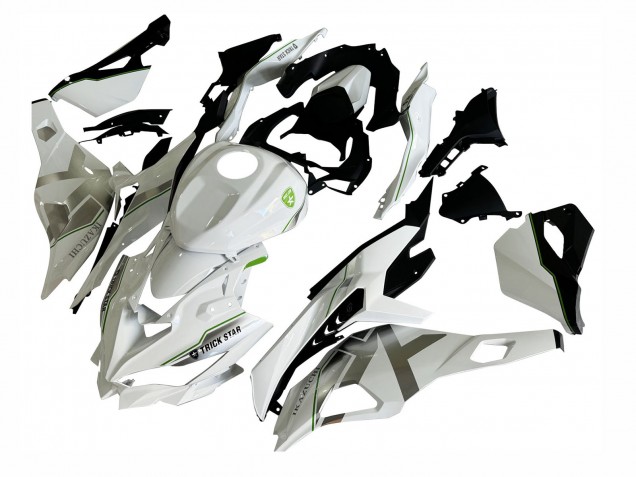Carenados Moto Kawasaki ZX25R ZX-25R 2019-2025 - Blanco Plata Verde Negro Trick Star Baratos