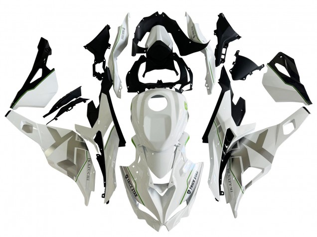 Carenados Moto Kawasaki ZX25R ZX-25R 2019-2025 - Blanco Plata Verde Negro Trick Star Baratos