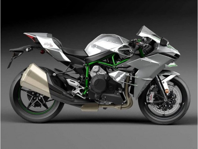 Carenados Moto Kawasaki Ninja H2 2015-2022 - Plata Baratos