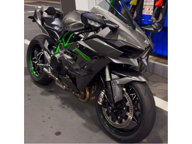 Carenado Moto Kawasaki Ninja H2 2015-2022 - Gris Baratos