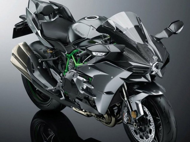 Carenado Moto Kawasaki Ninja H2 2015-2022 - Gris Baratos