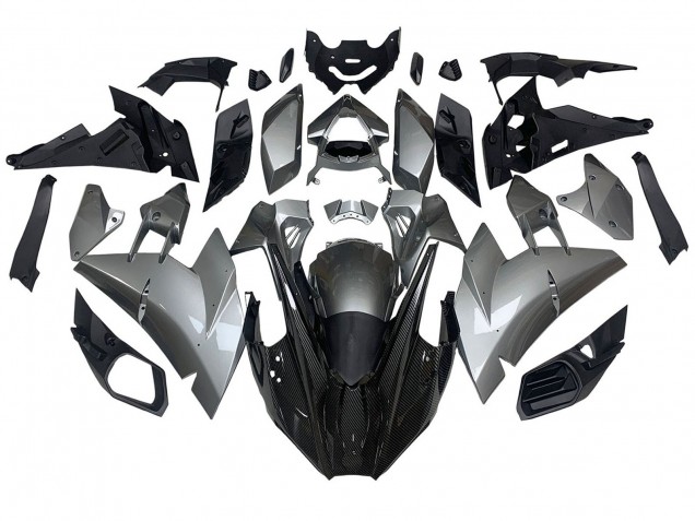 Carenados Moto Kawasaki Ninja H2 2015-2022 - Plata Negro FibraCarbono Baratos