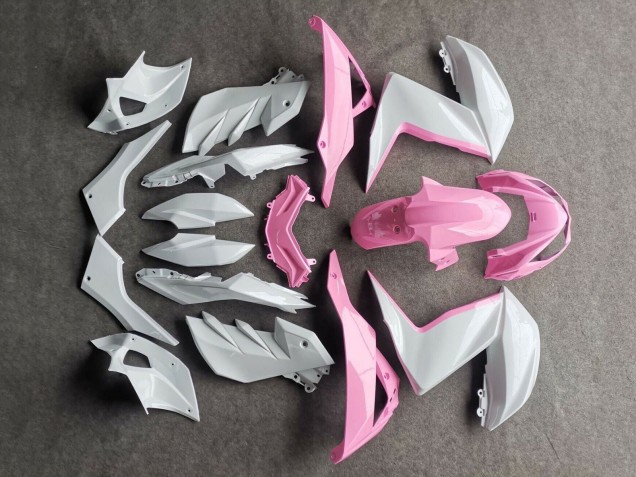 Carenados Moto Kawasaki Z250/Z300 2015-2016 - Blanco Rosa Baratos