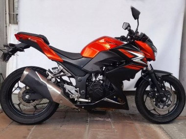 Carenados Moto Kawasaki Z250/Z300 2015-2016 - Naranja Rojo Negro Mate Baratos