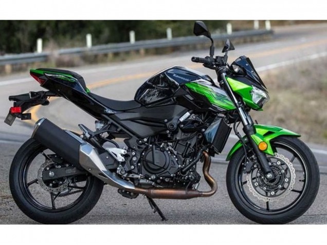 Carenados Moto Kawasaki Z400 2018-2024 - Verde Negro Baratos