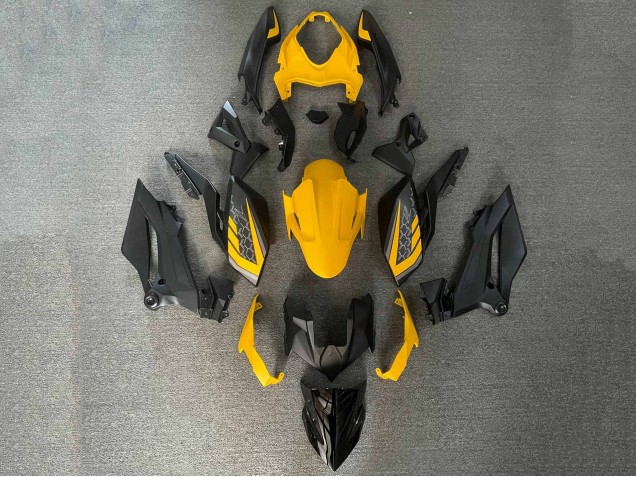 Carenados Moto Kawasaki Z400 2018-2024 - Amarillo Negro Baratos