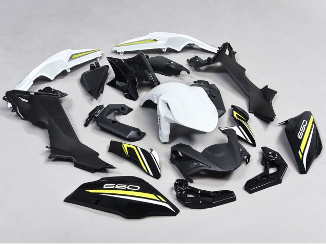 Carenados Moto Kawasaki Ninja Z650 2017-2019 - Negro Blanco Amarillo Baratos