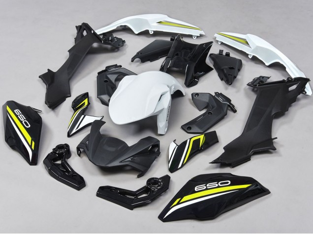 Carenados Moto Kawasaki Ninja Z650 2017-2019 - Negro Blanco Amarillo Baratos