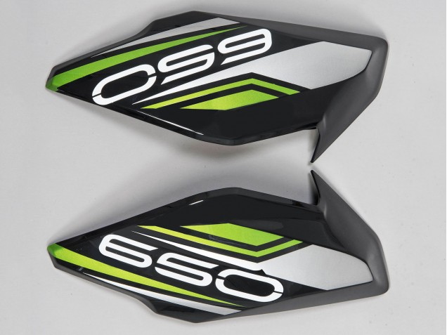 Carenados Moto Kawasaki Ninja Z650 2017-2019 - Negro Verde Plata Baratos