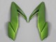 Carenados Moto Kawasaki Ninja Z650 2017-2019 - Negro Verde Plata Baratos