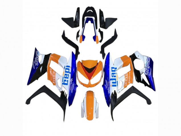 Carenados Moto Kawasaki Z1000SX 2010-2016 - Naranja Blanco Azul Negro Baratos