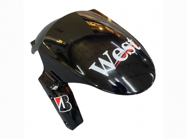 Carenados Moto Kawasaki Z1000SX 2010-2016 - Negro Brillante Oro Blanco Mobil West Baratos