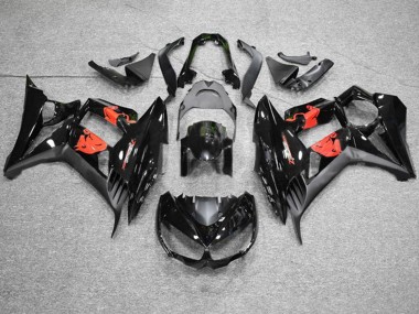 Carenados Moto Kawasaki Z1000SX 2010-2016 - Negro Brillante Negro Mate Rojo Bull Baratos