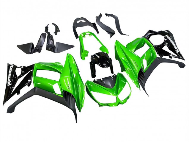 Carenados Moto Kawasaki Z1000SX 2010-2016 - Negro Brillante Negro Mate Verde Baratos